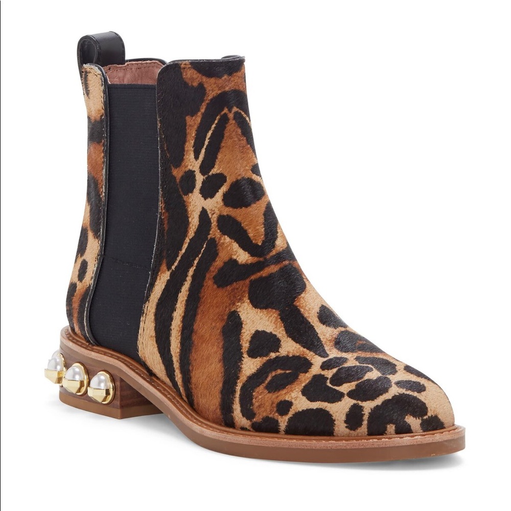 Louise et Cie | Embellished Heel Chelsea Boot